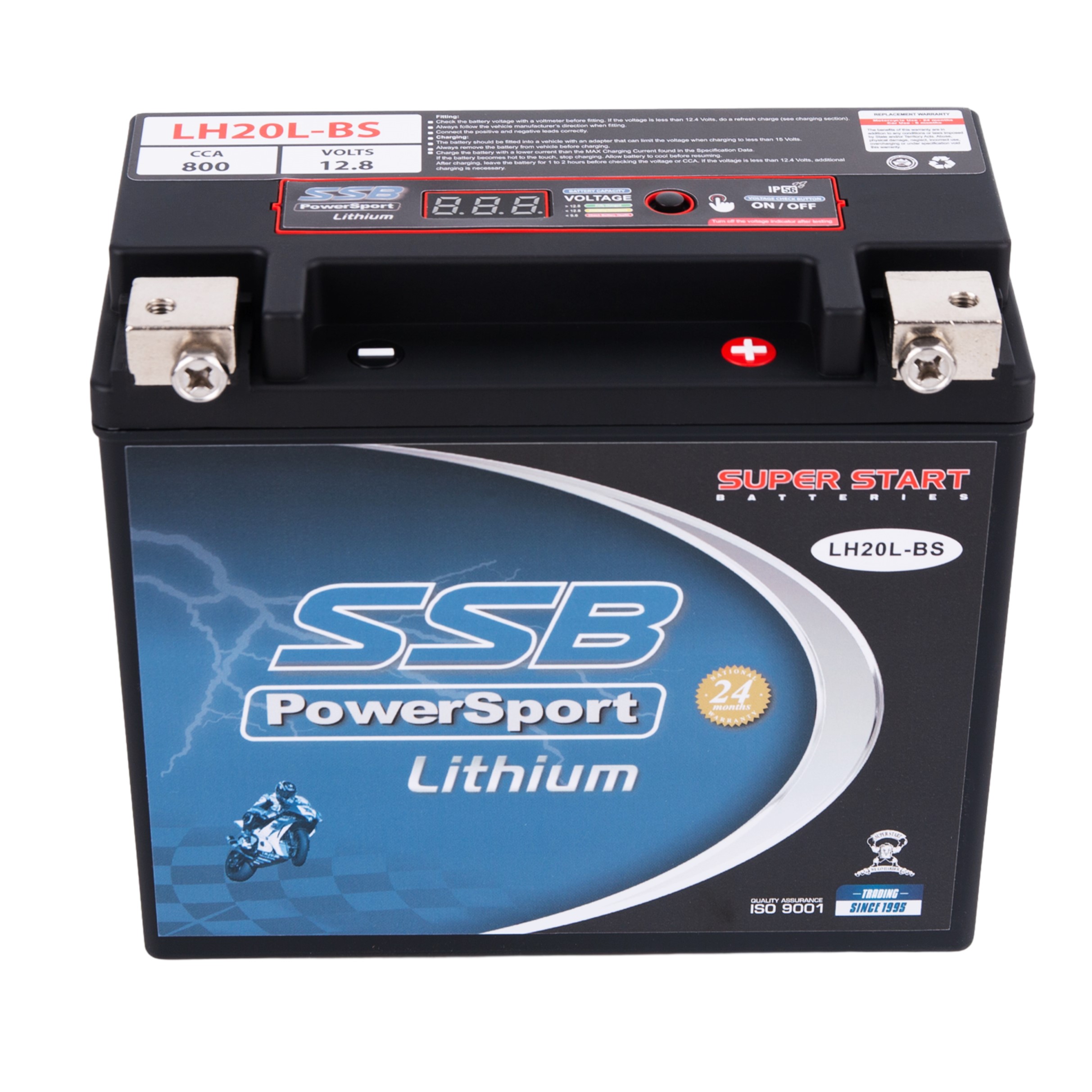 Buy LH20L-BS SSB High Performance Lithium Motorcycle Battery | Powerworld