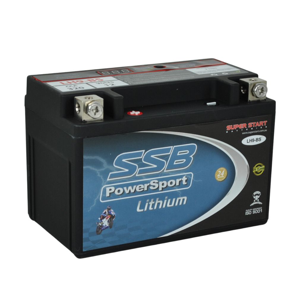 LH9-BS SSB High Performance Lithium Motorcycle Battery - Powerworld