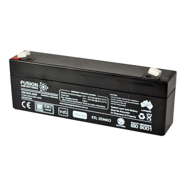 CB12V2.3AH Fusion AGM 12V Deep Cycle Battery - Powerworld