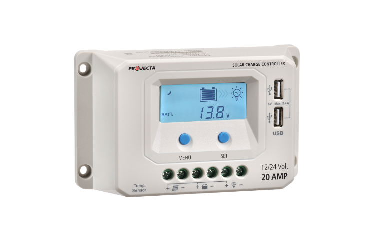 Buy PROJECTA 20A 12/24V Solar Charge Controller 4 Stage Auto