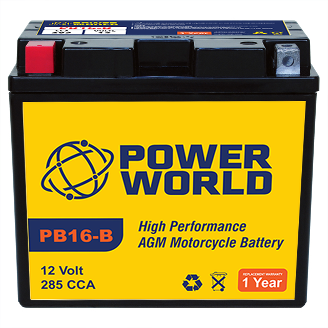 2V19AH AGM Jetski Motorcycle battery fits Sea Doo Harley Battery replaces HVT-4 RB16-B YB16-B CB16-B