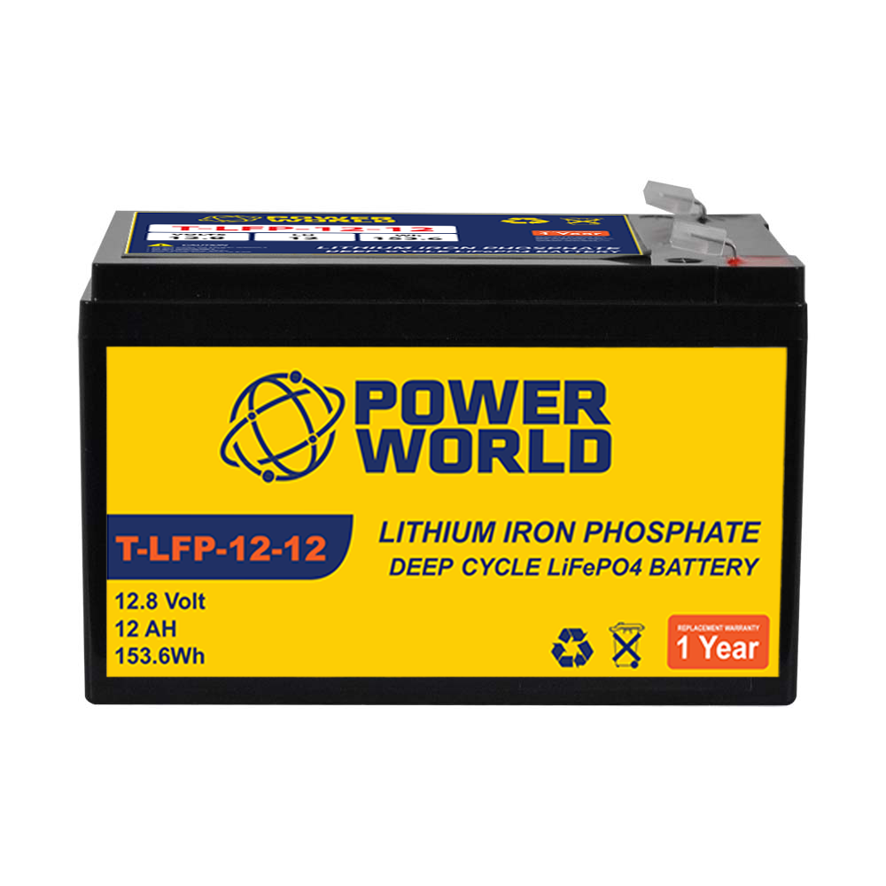 T-LFP-12-12 Fusion 12V12AH Lithium Deep Cycle Battery